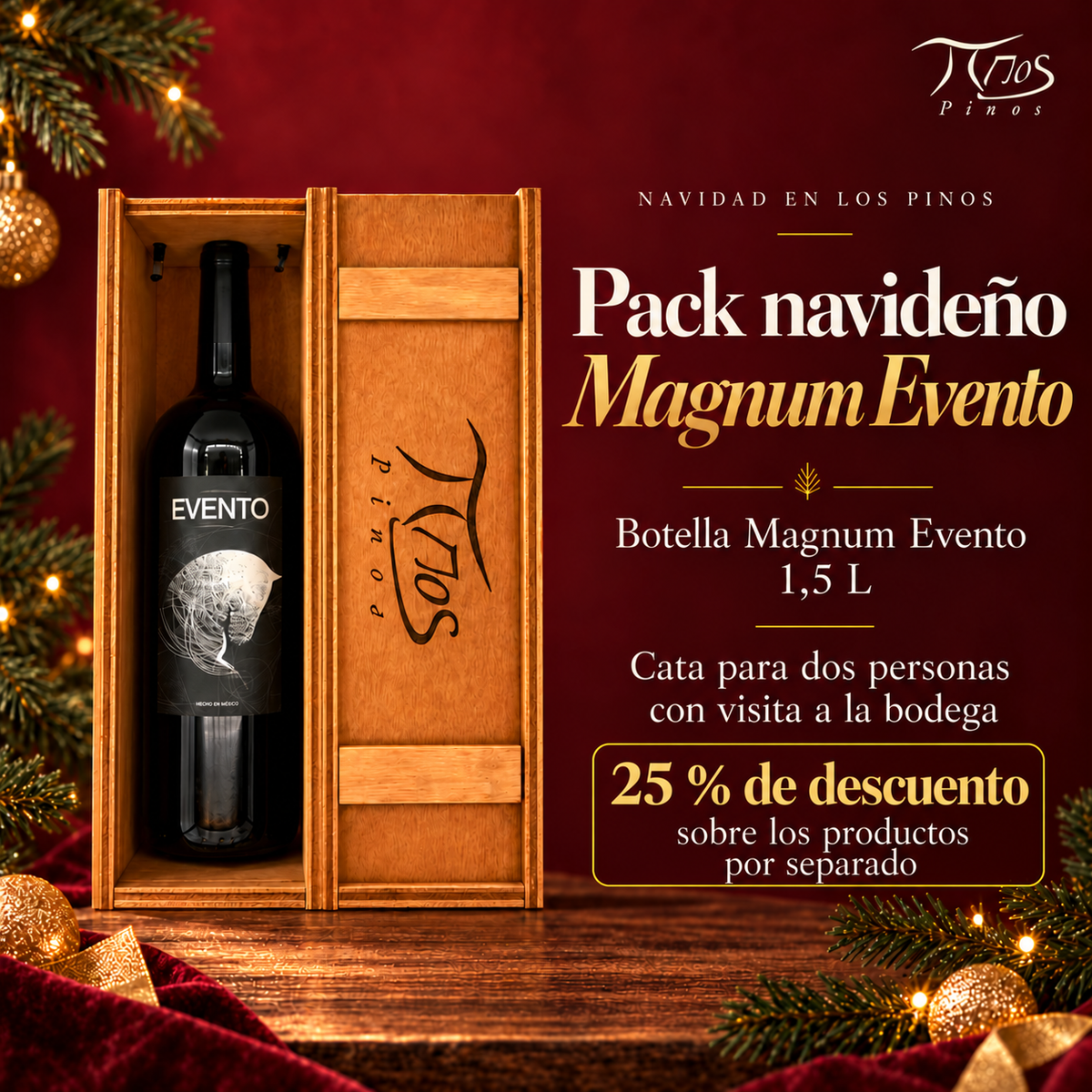 Botella Magnum Evento y cata para dos personas